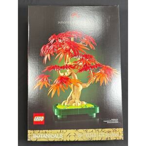 LEGO Botanicals Japanese Maple Tree Building Set 10348 FACTORY SEALED F
